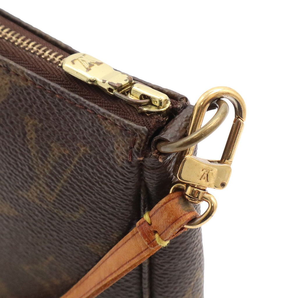 Louis Vuitton Monogram Pochette Soir Pouch Handbag Party — view 6