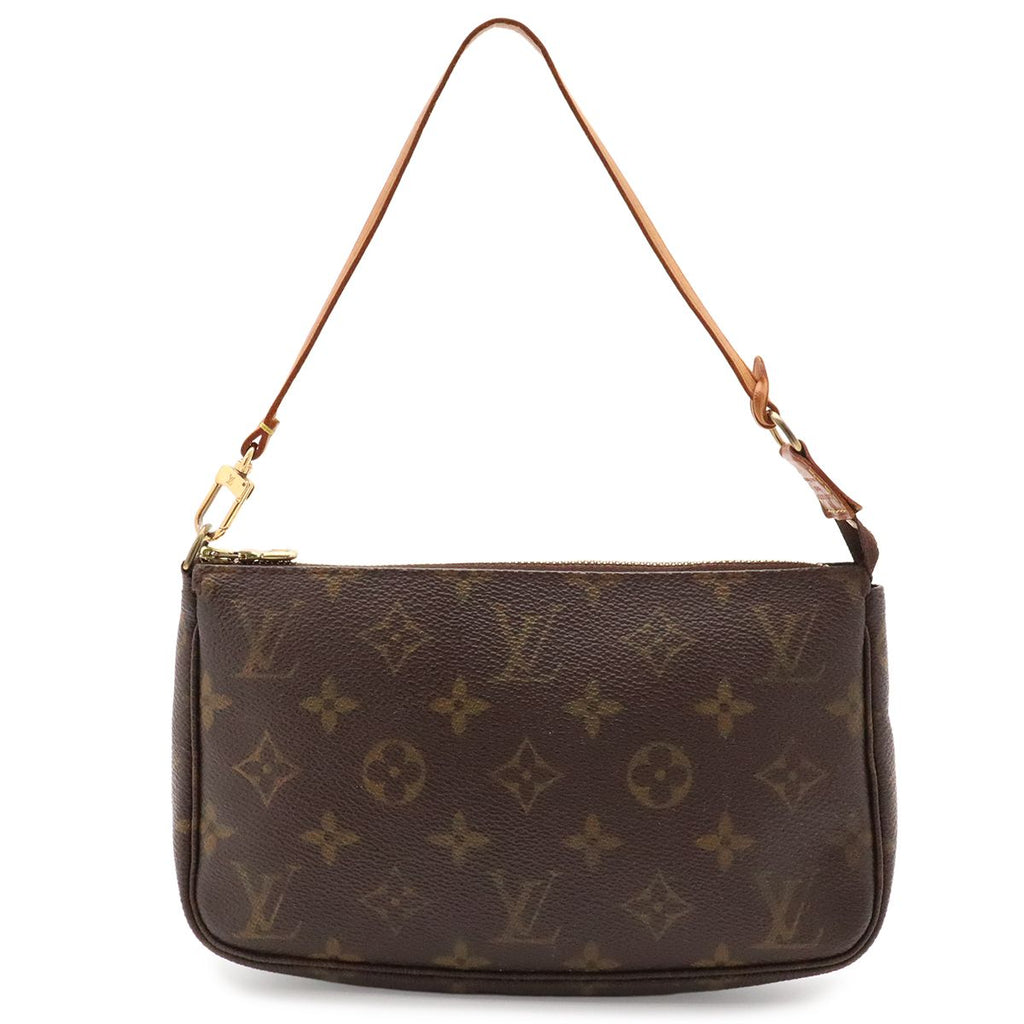 Louis Vuitton Monogram Pochette Soir Pouch Handbag Party