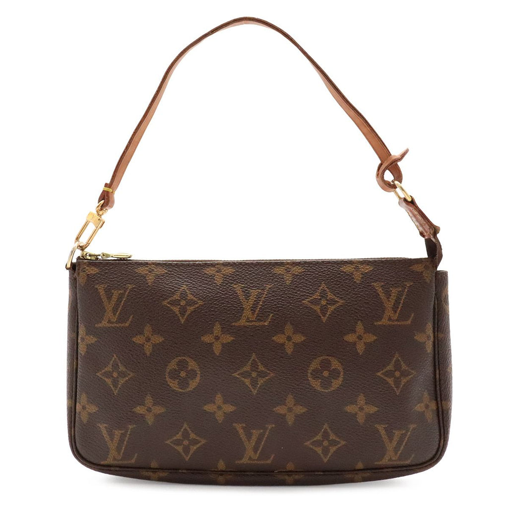 Louis Vuitton Monogram Pochette Soir Pouch Handbag Party