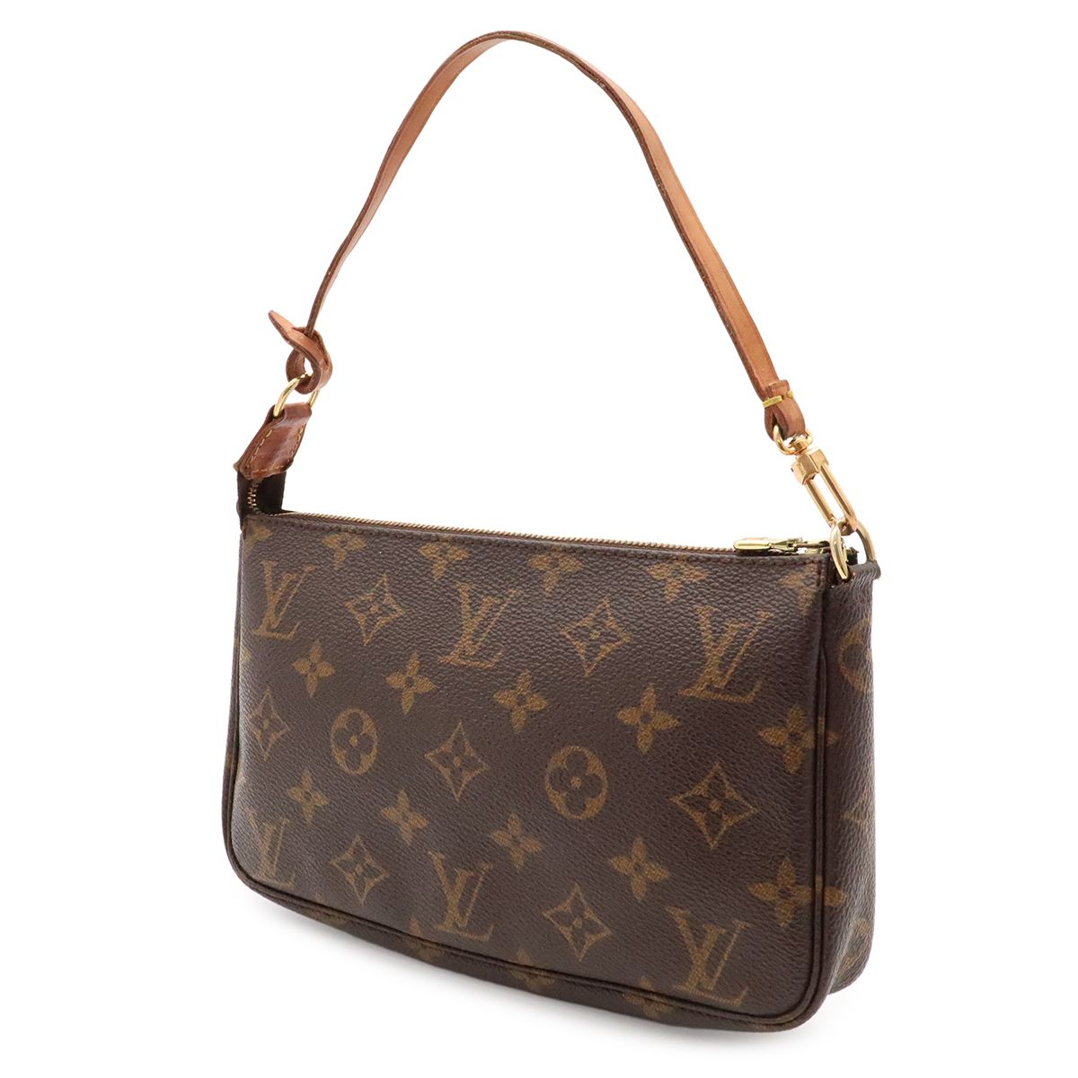 Louis Vuitton Monogram Pochette Soir Pouch Handbag Party — view 2