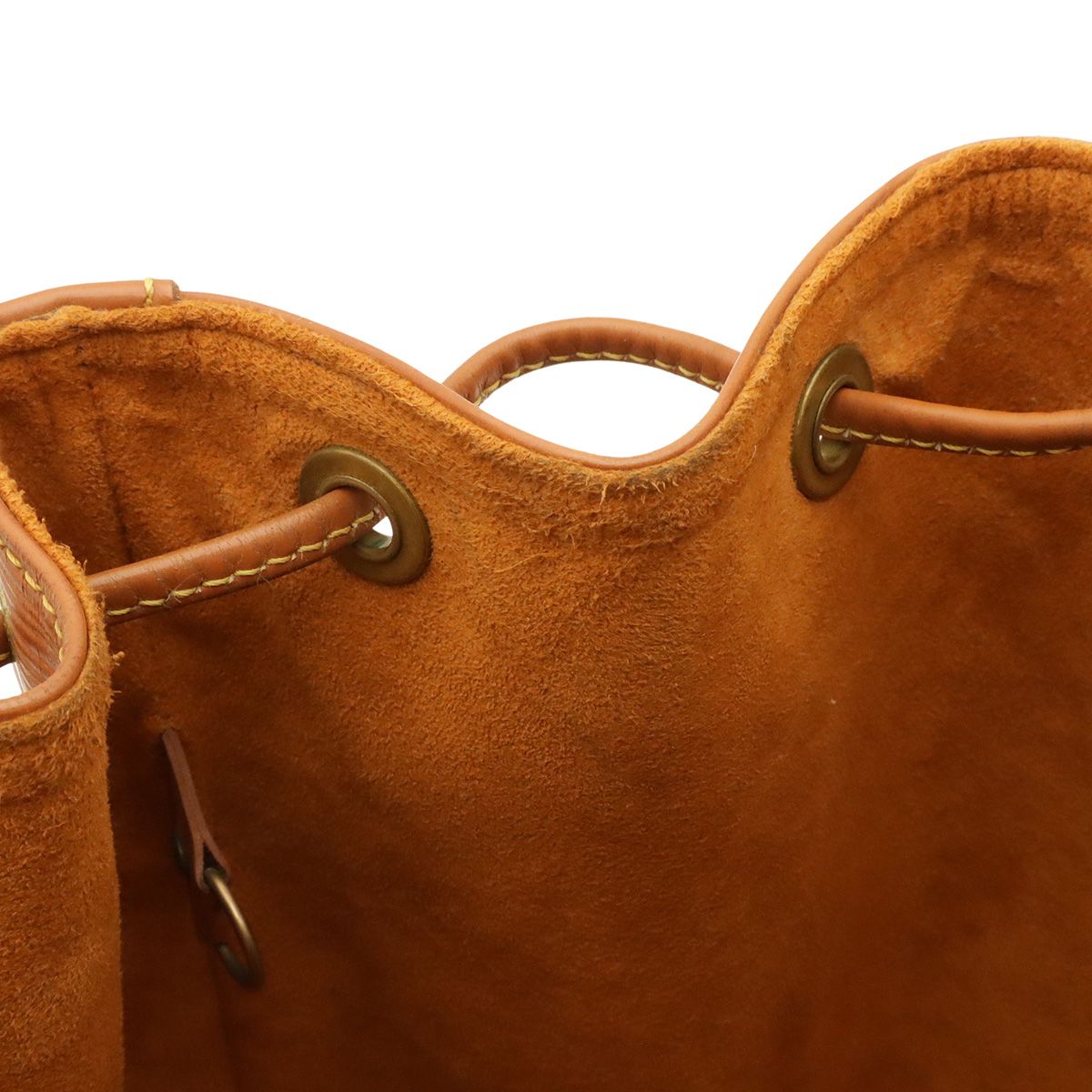 Louis Vuitton Epi Noe Drawstring Shoulder Bag Cipango Gold Camel — view 8