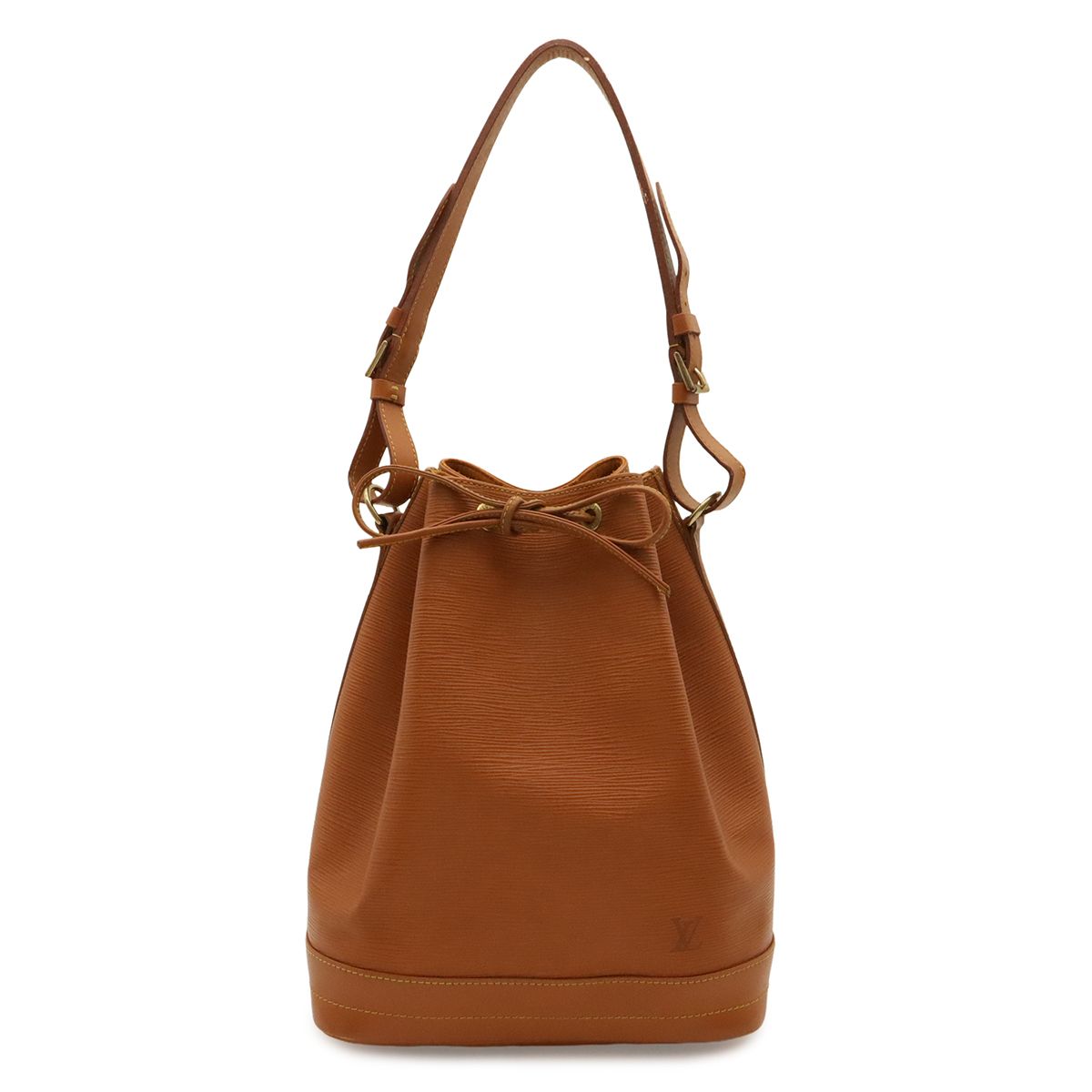 Louis Vuitton Epi Noe Drawstring Shoulder Bag Cipango Gold Camel