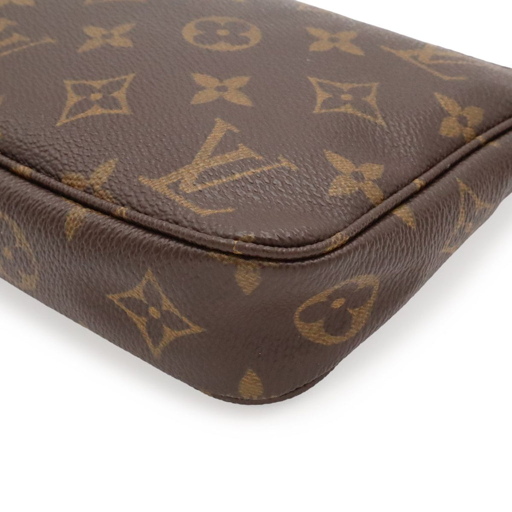 Louis Vuitton Monogram Pochette Soir Pouch Handbag Party — view 3