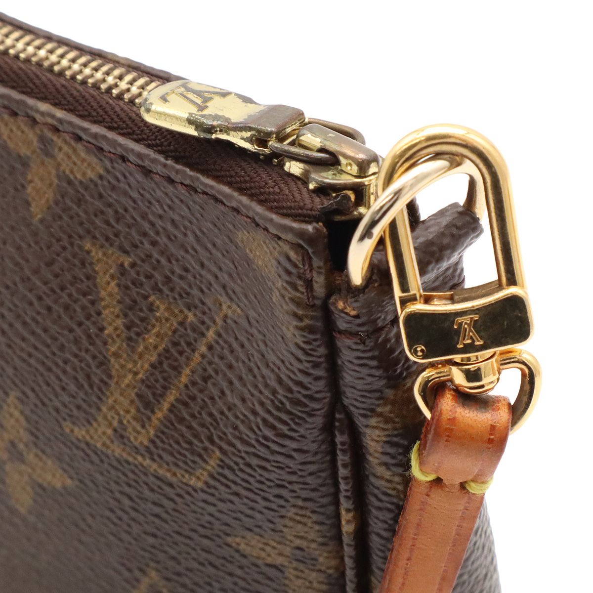 Louis Vuitton Monogram Pochette Soir Pouch Handbag Party — view 5