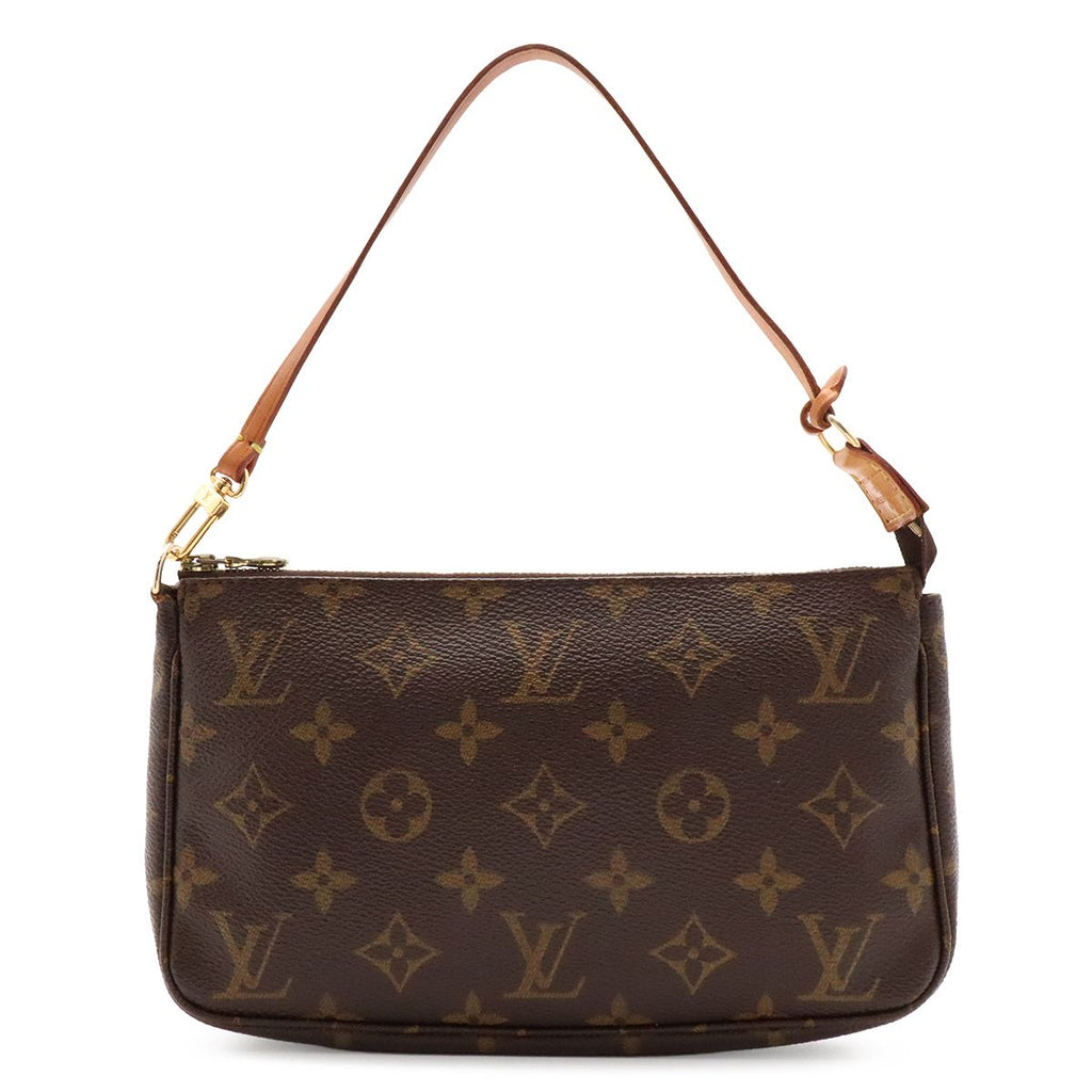 Louis Vuitton Monogram Pochette Soir Pouch Handbag Party