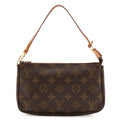 Louis Vuitton Monogram Pochette Soir Pouch Handbag Party