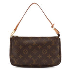 Louis Vuitton Monogram Pochette Soir Pouch Handbag Party