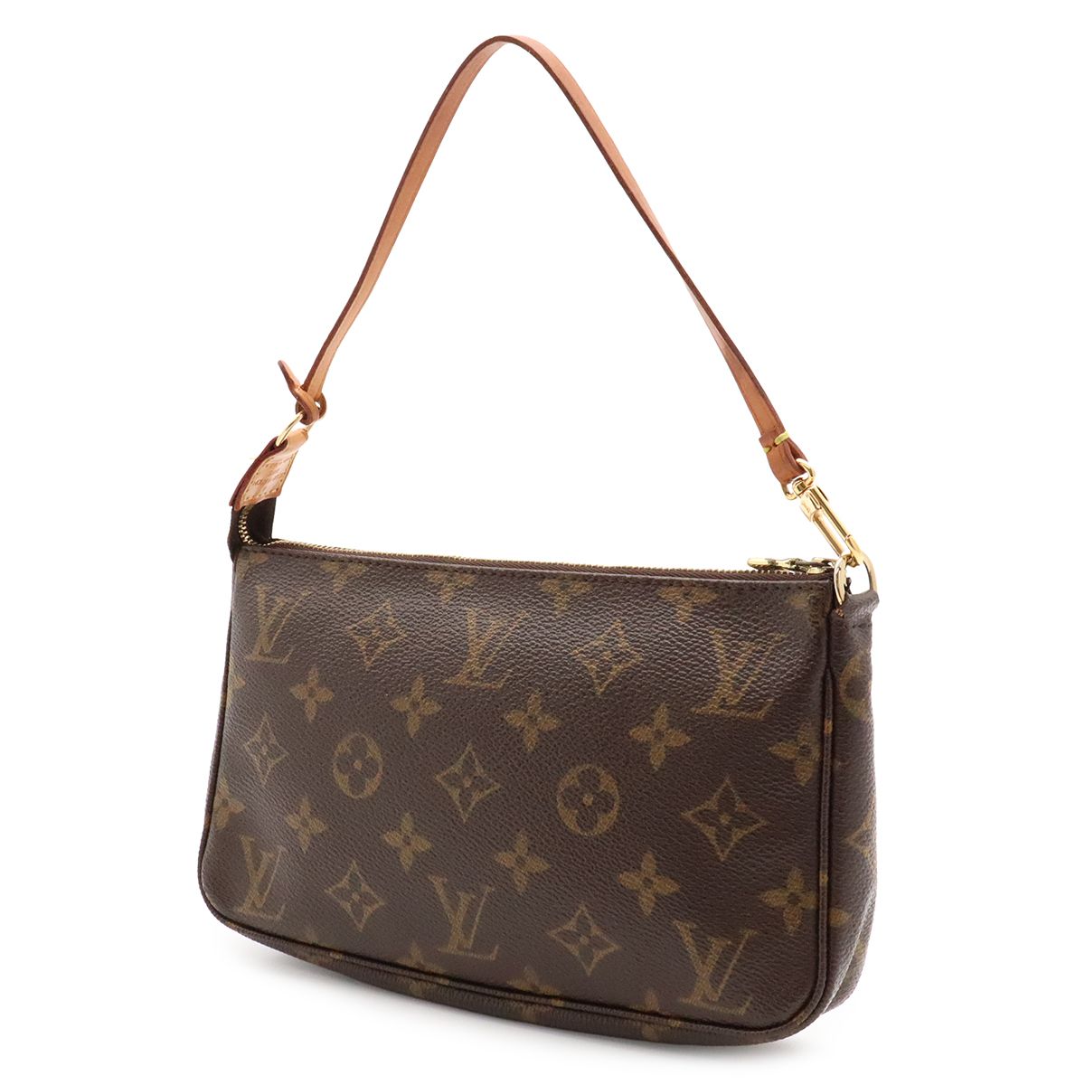 Louis Vuitton Monogram Pochette Soir Pouch Handbag Party — view 2