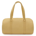Louis Vuitton Epi Souflo Shoulder Bag Leather Vanilla Ivory White Pouch Out of