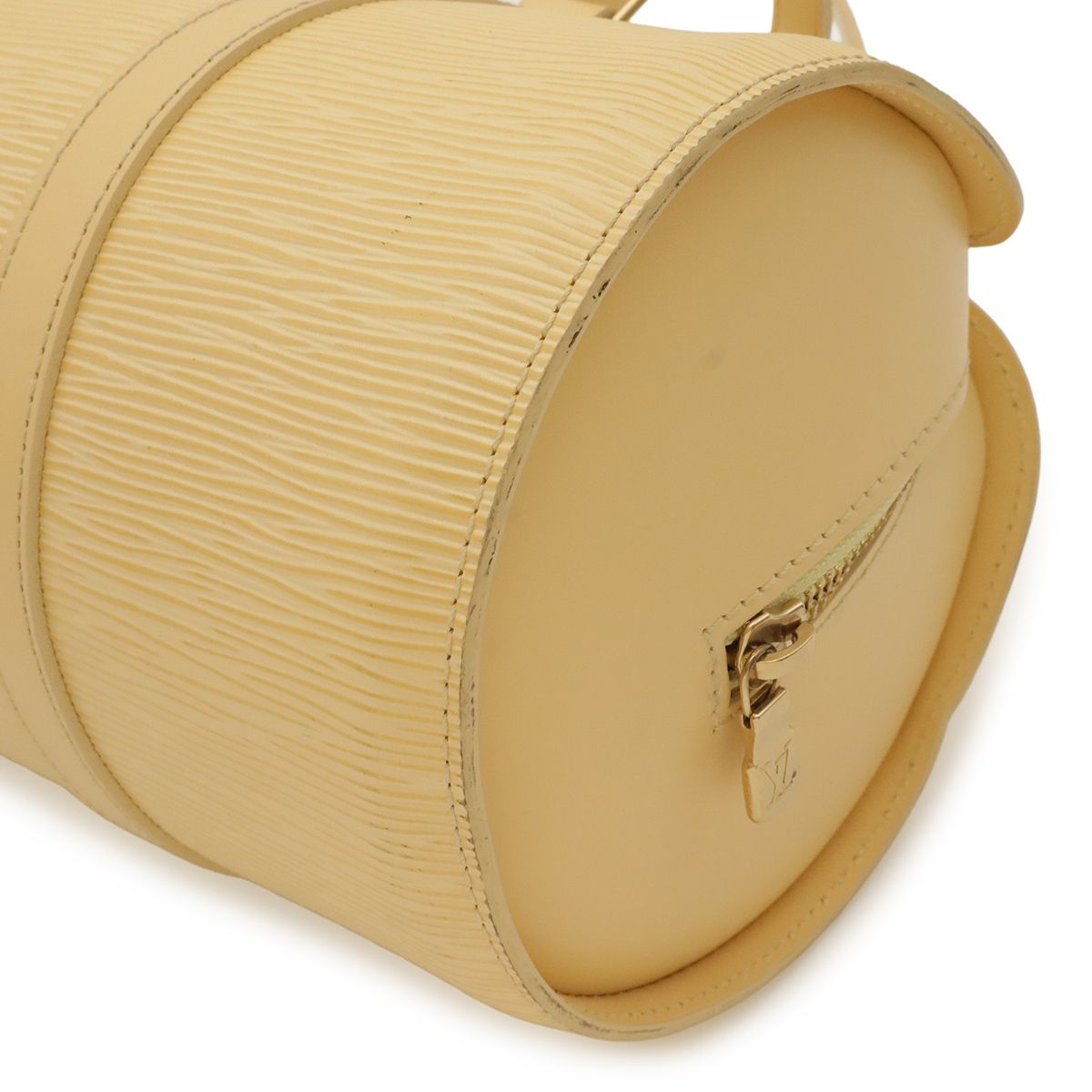 Louis Vuitton Epi Souflo Shoulder Bag Leather Vanilla Ivory White Pouch Out of — view 3