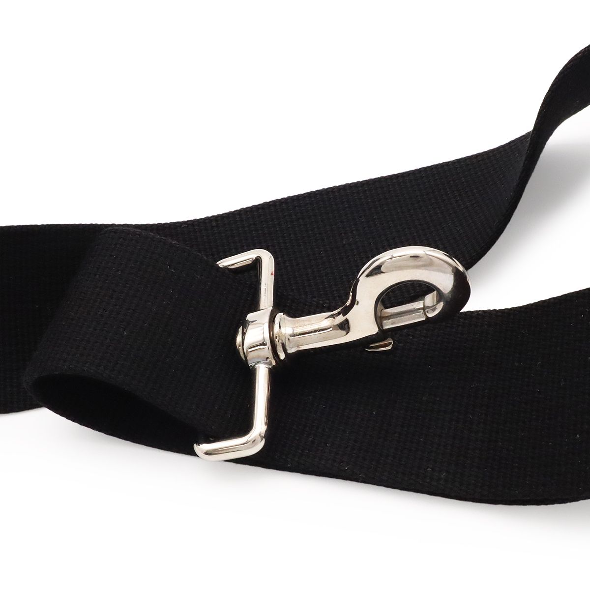 Gucci Guccissima Cross Belt Bag Crossbody Leather Navy Blue Silver — view 4