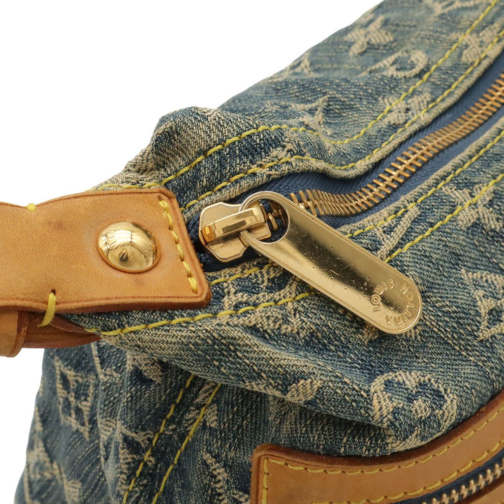 Louis Vuitton Monogram Denim Baggy PM Shoulder Bag Semi Blue — view 6