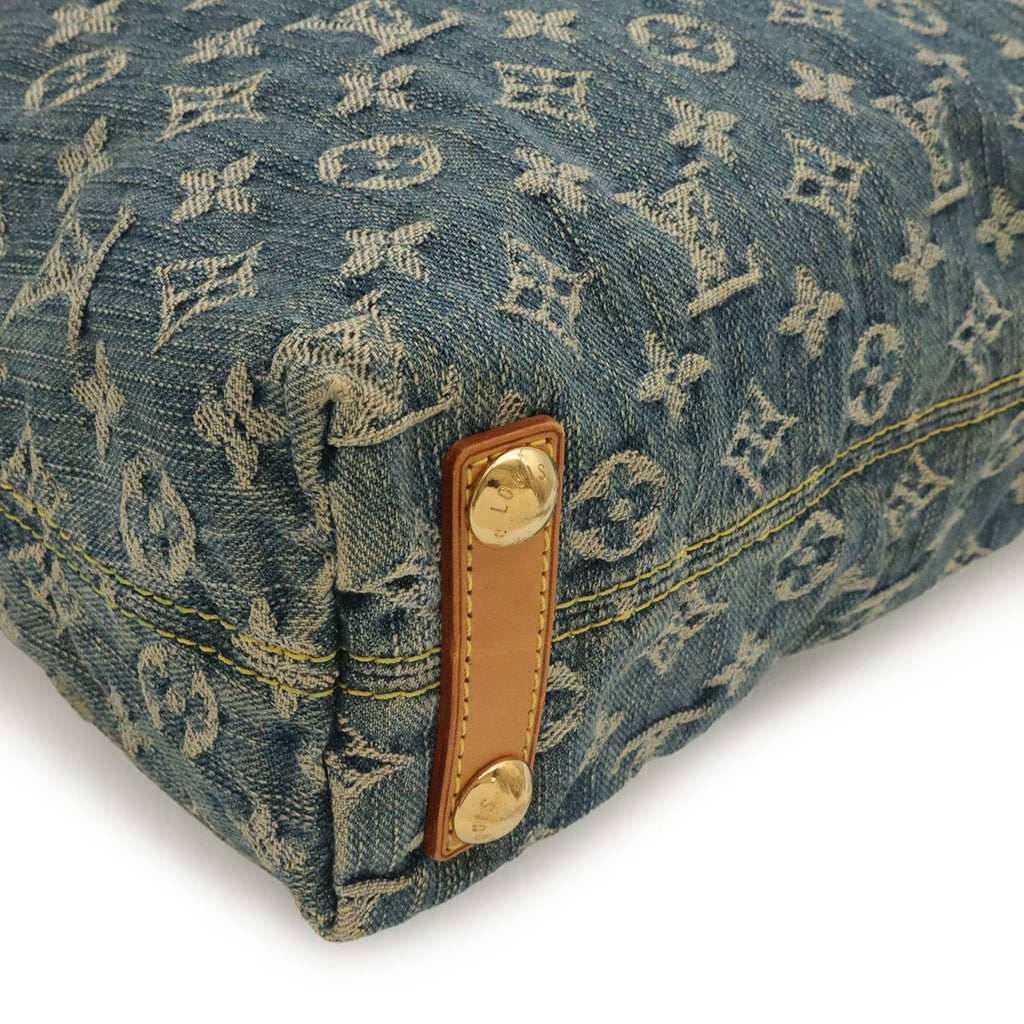 Louis Vuitton Monogram Denim Baggy PM Shoulder Bag Semi Blue — view 3