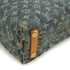 Louis Vuitton Monogram Denim Baggy PM Shoulder Bag Semi Blue — view 3