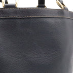 Gucci GG Canvas Abbey Line Tote Leather Navy Gold — view 7