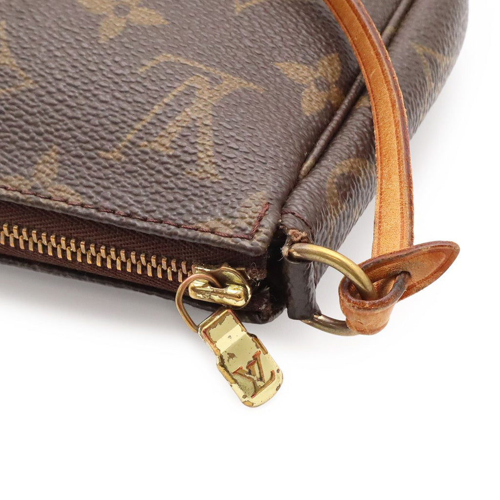 Louis Vuitton Monogram Pochette Soir Pouch Handbag Party — view 5