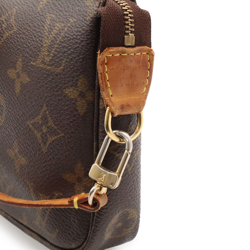Louis Vuitton Monogram Pochette Soir Pouch Handbag Party — view 6