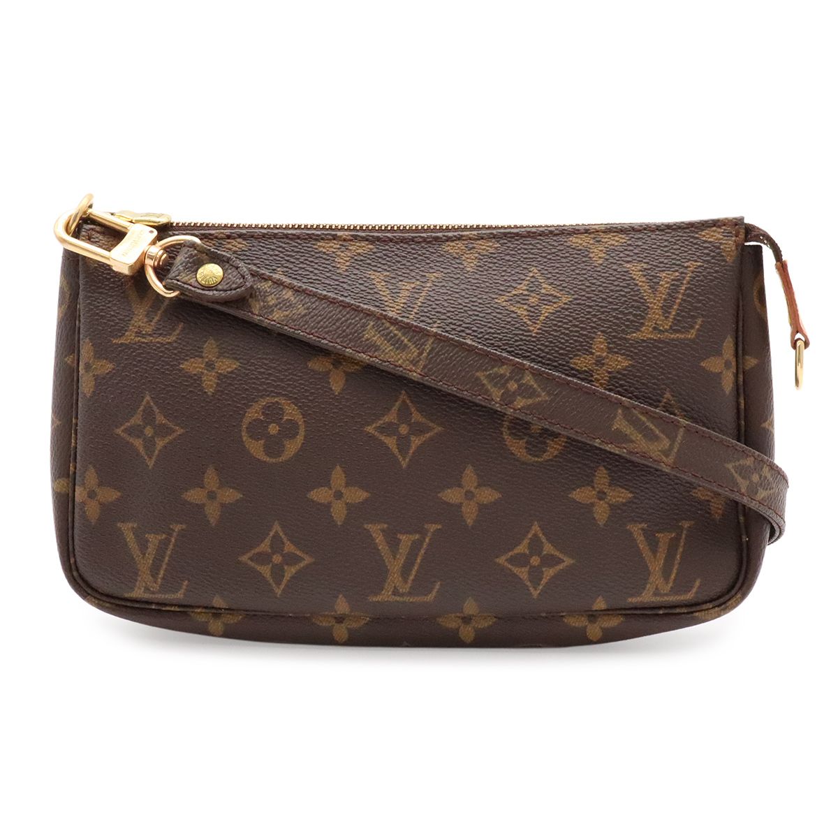 Louis Vuitton Monogram Pochette Soir Pouch Shoulder Bag Crossbody 2-Way Clutch — view 8