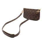 Louis Vuitton Monogram Pochette Soir Pouch Shoulder Bag Crossbody 2-Way Clutch — view 9