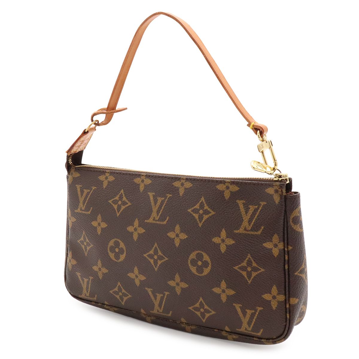 Louis Vuitton Monogram Pochette Soir Pouch Shoulder Bag Crossbody 2-Way Clutch — view 2