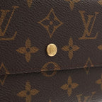 Louis Vuitton Monogram Porto Tresor International Wallet fold — view 4