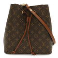 Louis Vuitton Monogram Neo Noe Shoulder Bag Semi Drawstring Brown