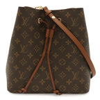 Louis Vuitton Monogram Neo Noe Shoulder Bag Semi Drawstring Brown
