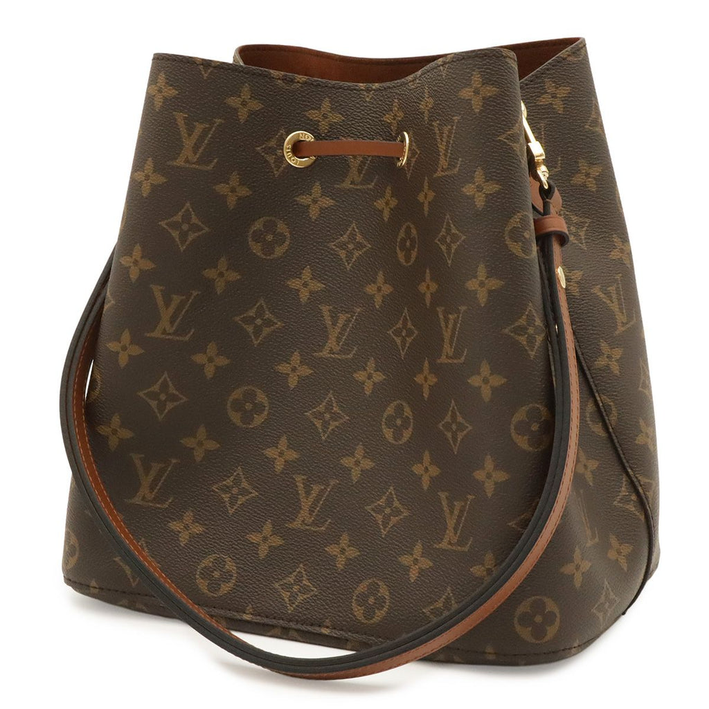 Louis Vuitton Monogram Neo Noe Shoulder Bag Semi Drawstring Brown — view 2