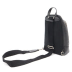 Gucci Jumbo GG Cross Belt Bag Crossbody Leather Black Silver — view 2