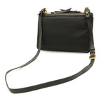 Prada Shoulder Bag Pochette 2-Way Clutch Nylon Leather Nero Black Gold — view 2