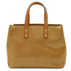 Louis Vuitton Monogram Vernis Reed PM Tote Mini Enamel Noisette Beige
