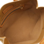 Louis Vuitton Monogram Vernis Reed PM Tote Mini Enamel Noisette Beige — view 5