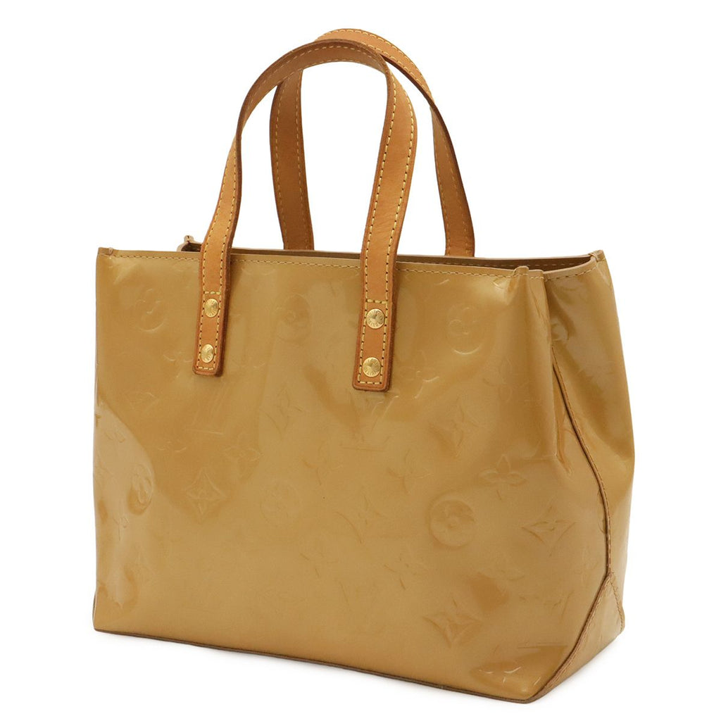 Louis Vuitton Monogram Vernis Reed PM Tote Mini Enamel Noisette Beige — view 2