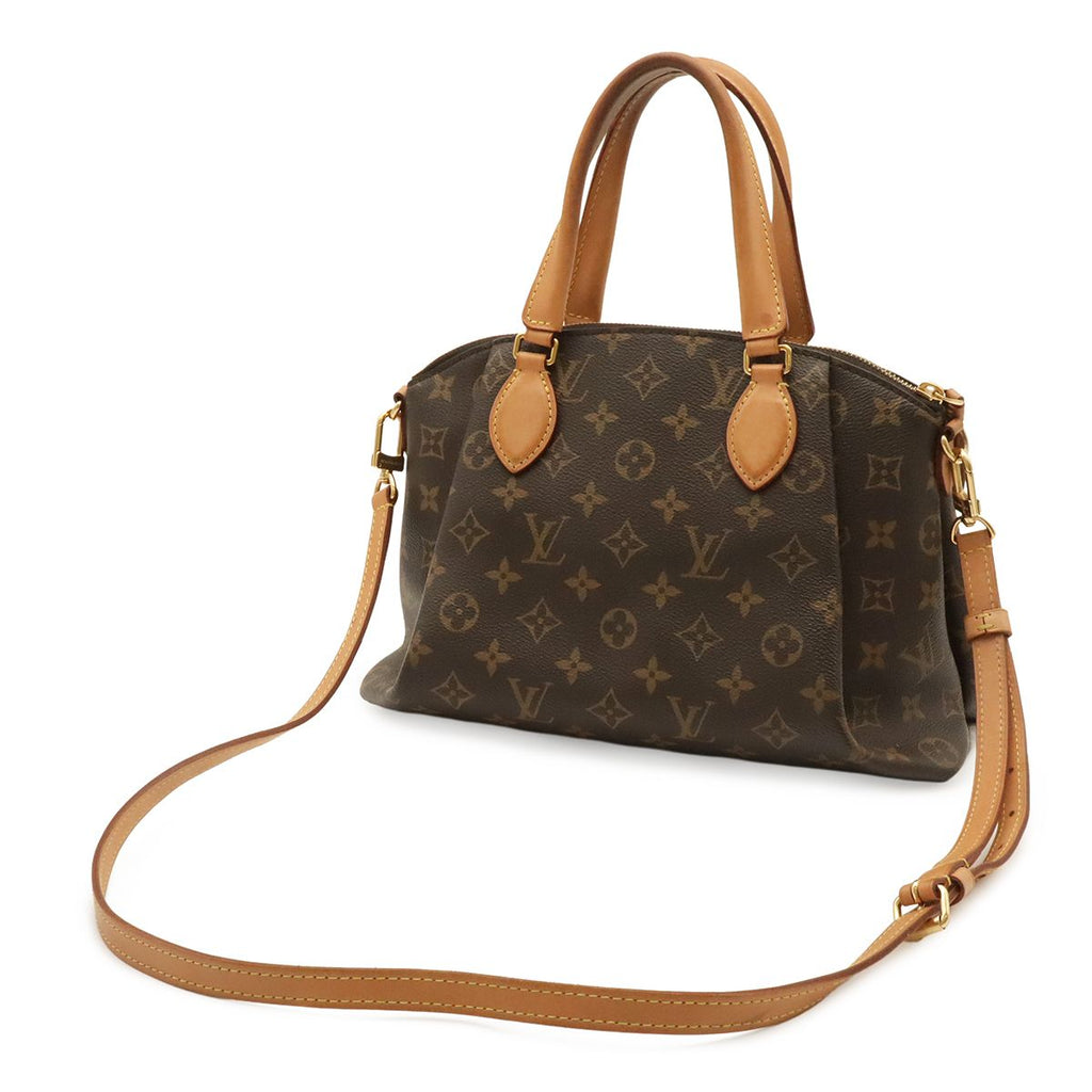 Louis Vuitton Monogram Rivoli PM Tote 2-Way Shoulder Bag Crossbody Key Missing — view 2