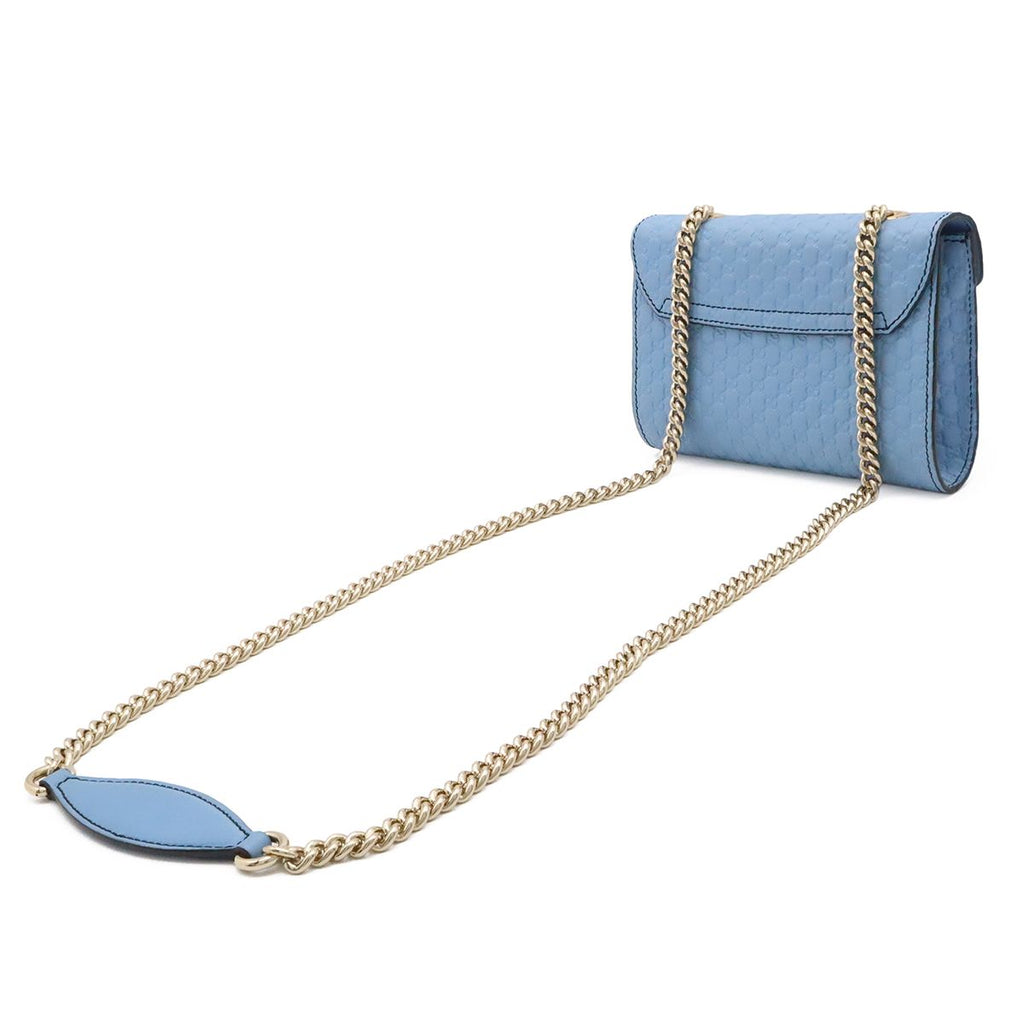 Gucci Micro Guccissima Emily Chain Shoulder Bag Pochette Fringe Tassel Leather — view 2