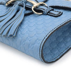 Gucci Micro Guccissima Emily Chain Shoulder Bag Pochette Fringe Tassel Leather — view 3
