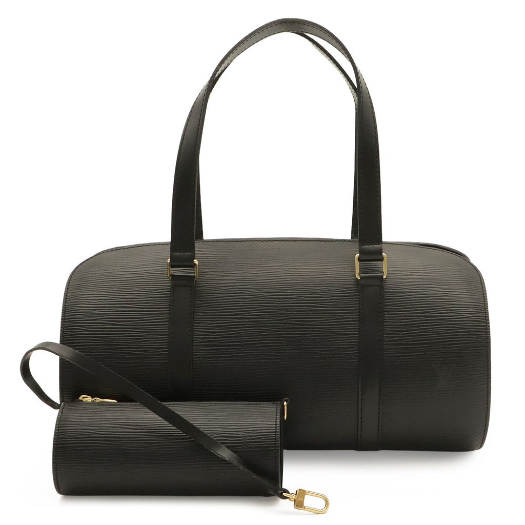Louis Vuitton Epi Shoulder Bag Leather Noir Black
