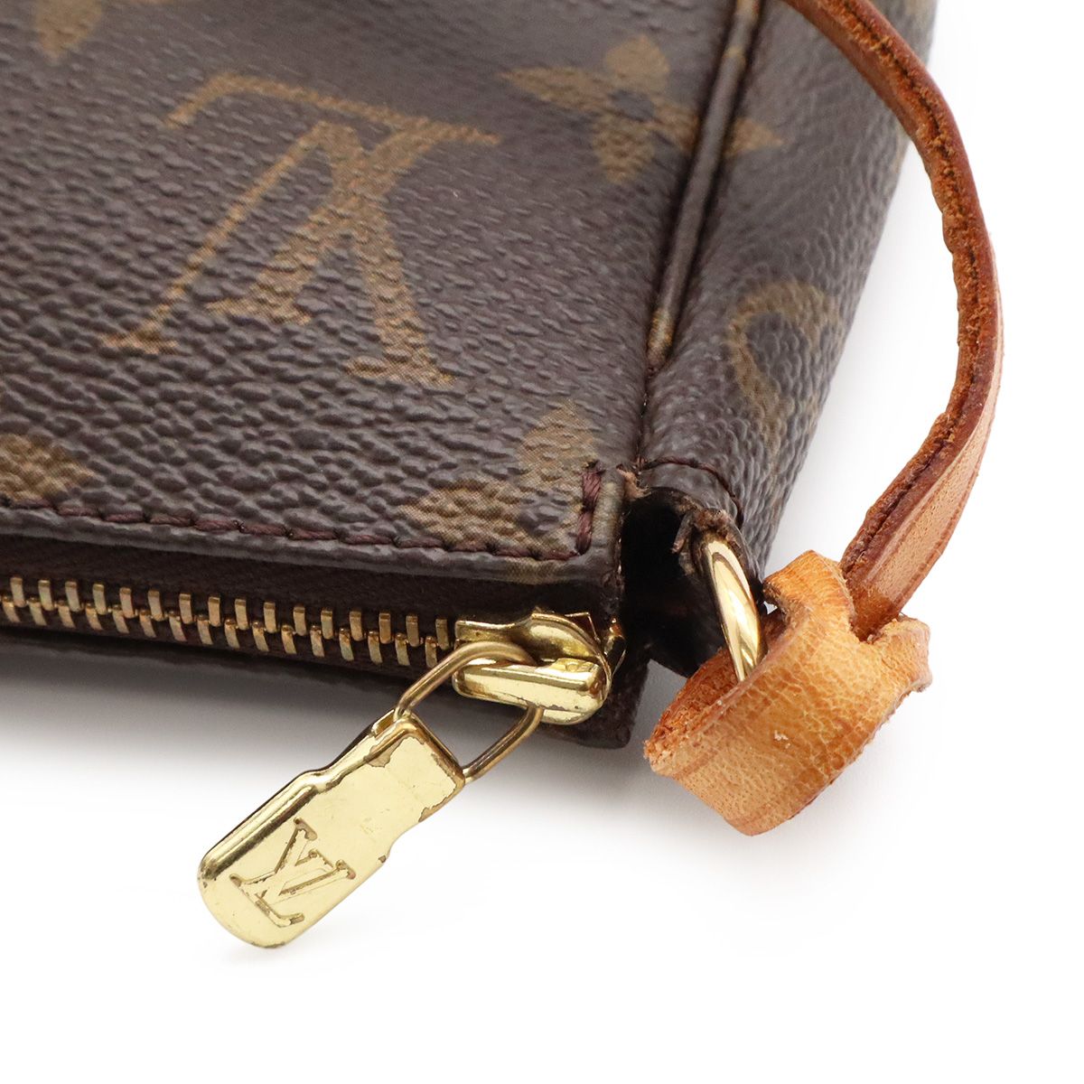 Louis Vuitton Monogram Pochette Soir Pouch Handbag Party — view 5