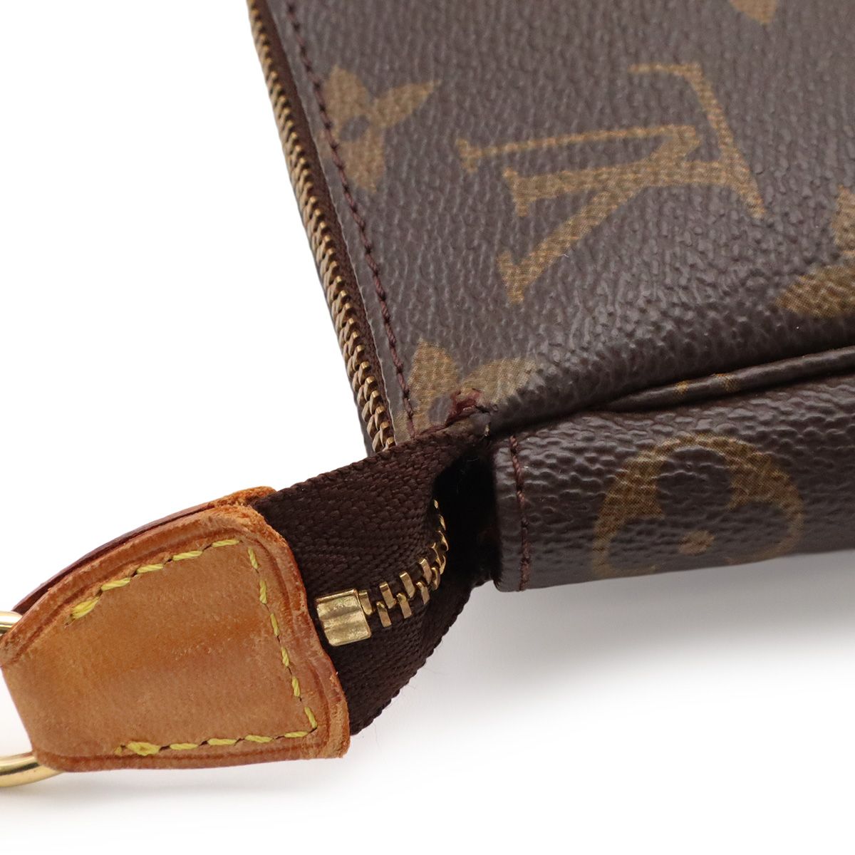 Louis Vuitton Monogram Pochette Soir Pouch Handbag Party — view 7