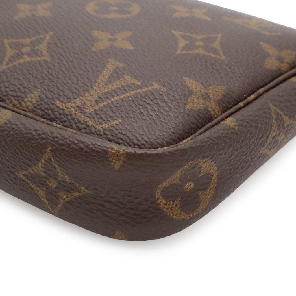Louis Vuitton Monogram Pochette Soir Pouch Handbag Party — view 3