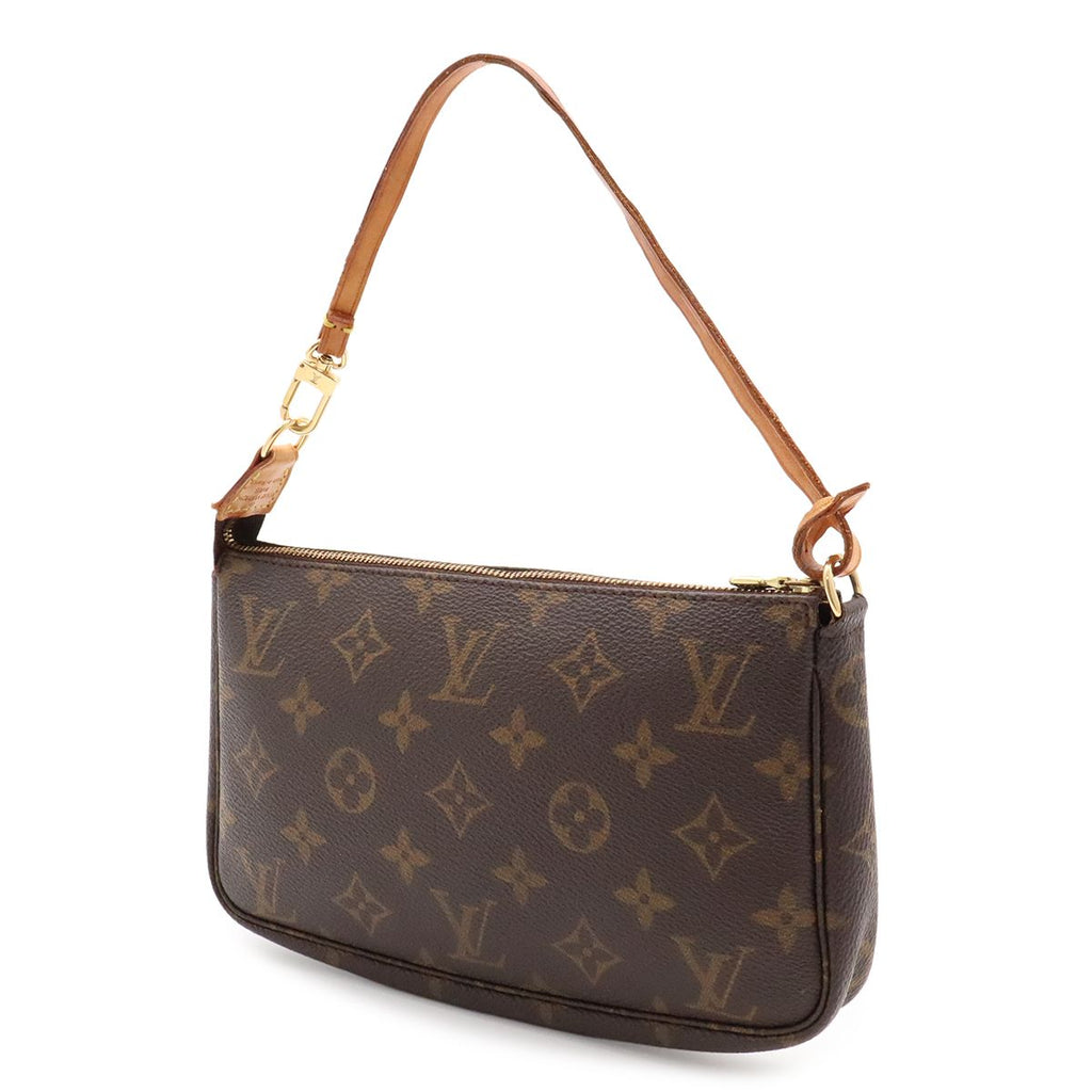 Louis Vuitton Monogram Pochette Soir Pouch Handbag Party — view 2