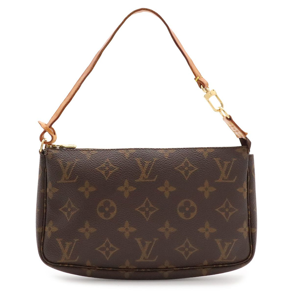 Louis Vuitton Monogram Pochette Soir Pouch Handbag Party