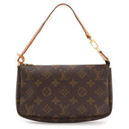 Louis Vuitton Monogram Pochette Soir Pouch Handbag Party