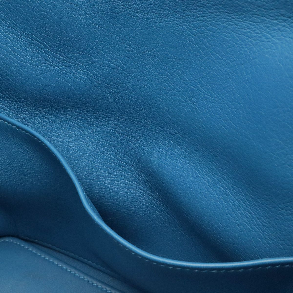 Hermes Toolbox 20 Tote Veau Swift Blue Silver — view 8