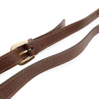 Gucci Abbey GG Canvas Shoulder Bag Crossbody Leather Khaki Beige Brown Gold — view 7