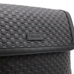 Gucci Micro Guccissima Backpack Leather Black Gold — view 7