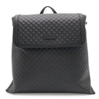 Gucci Micro Guccissima Backpack Leather Black Gold