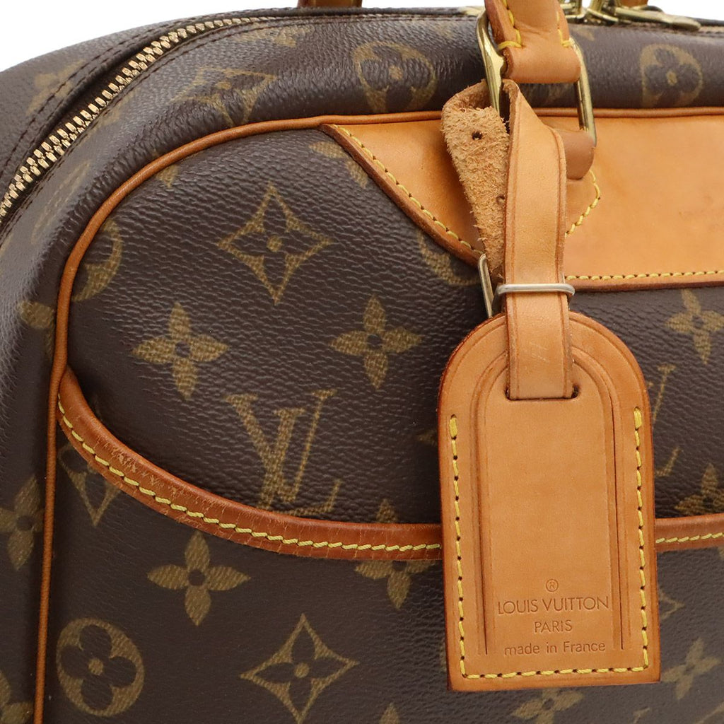 Louis Vuitton Monogram Bowling Vanity Deauville Mini Boston Bag Purse — view 9