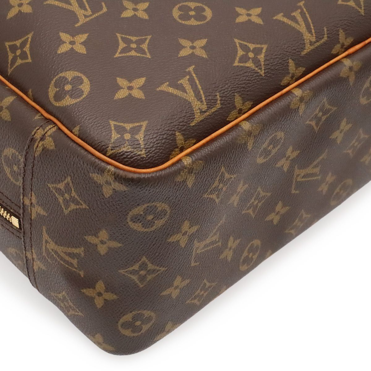 Louis Vuitton Monogram Bowling Vanity Deauville Mini Boston Bag Purse — view 3