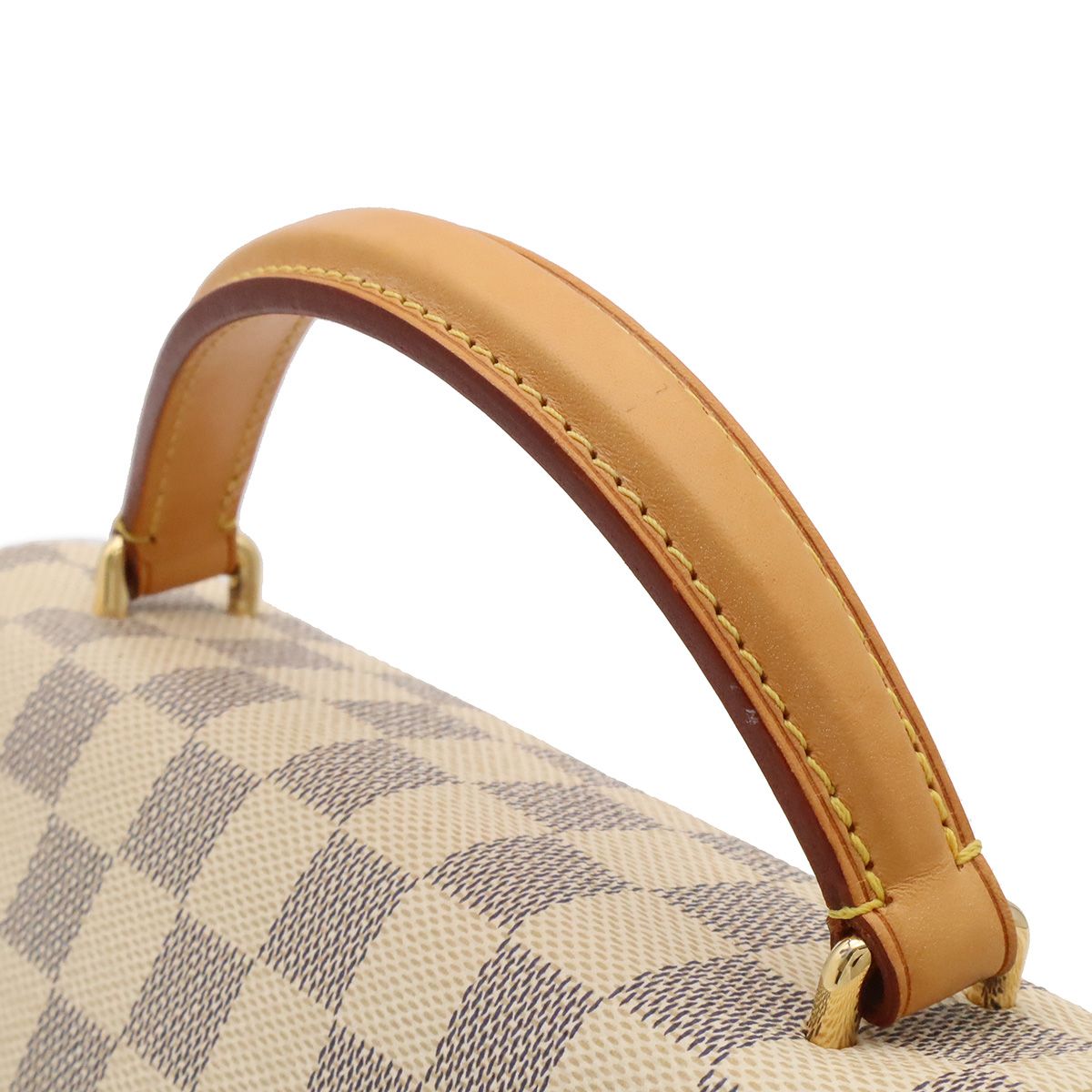 Louis Vuitton Damier Azur Croisette 2-Way Shoulder Bag Crossbody Fringe Tassel — view 4